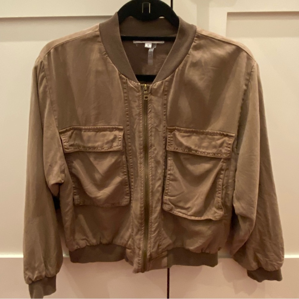 NEVER WORN Young, Fabulous & Broke Military Style Crop Jacket